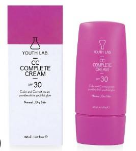 Youth Lab. Cc Complete Cream Spf 30, .